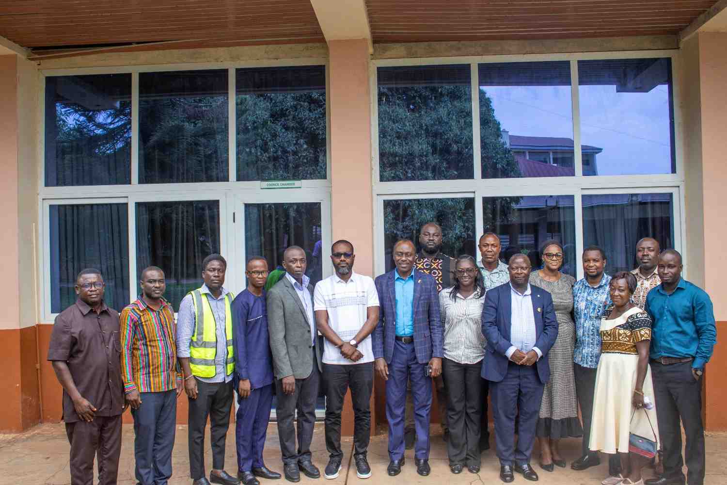 STU Engages Sunyani East MCE on Astroturf Project Ahead of GHATUSA 2027