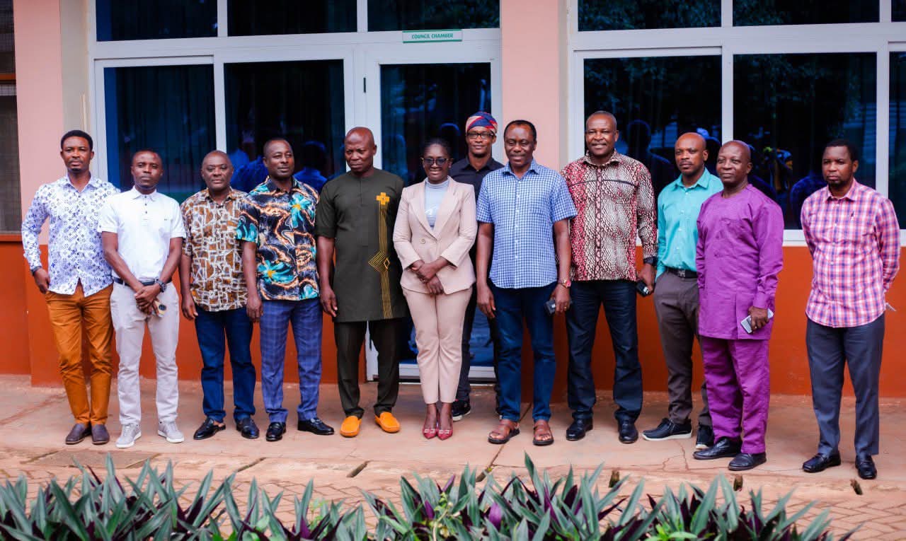 GHATUSA National Executives Pay Courtesy Visit Call on STU Vice-Chancellor