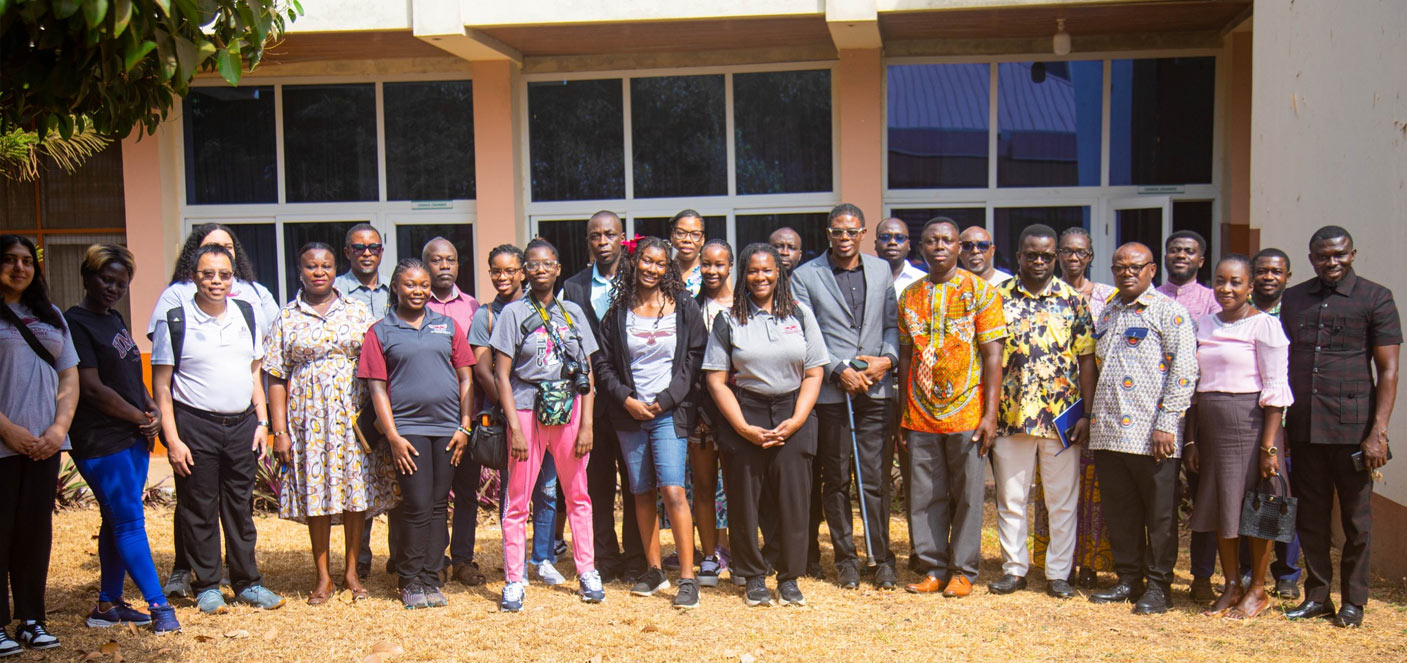 UMES presents 18 laptops to Sunyani Technical University